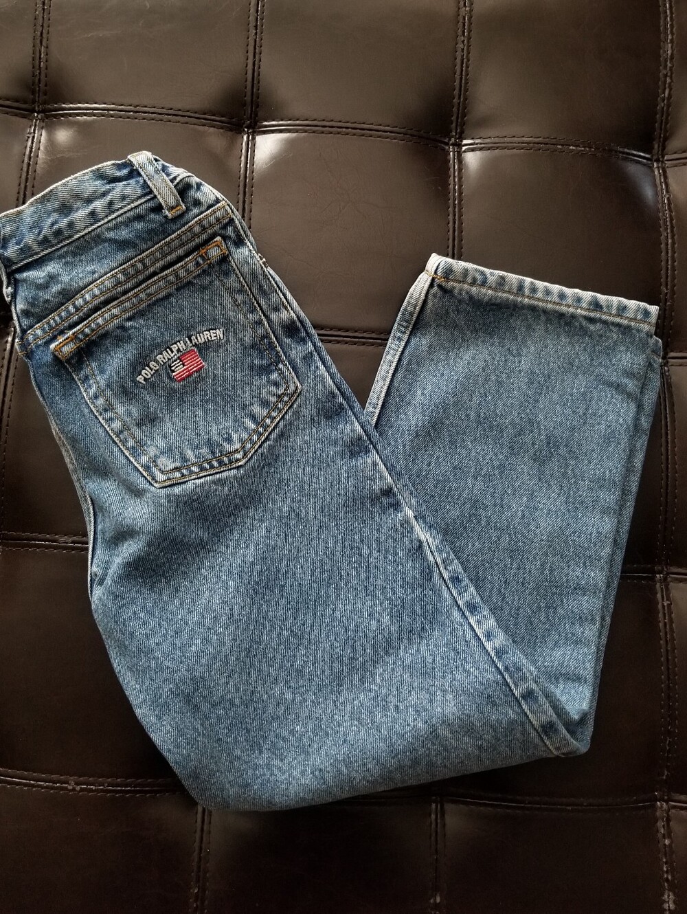 ❗Vintage Polo Ralph Lauren Kids Blue Denim Jeans Size 7❗